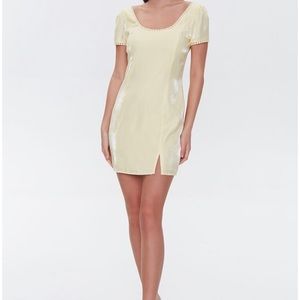 Light yellow mini dress